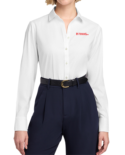 Brooks Brothers Ladies Wrinkle Free Stretch Pinpoint Shirt