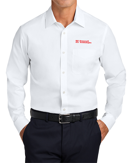 Brooks Brothers Wrinkle Free Stretch Pinpoint Spread Collar Shirt